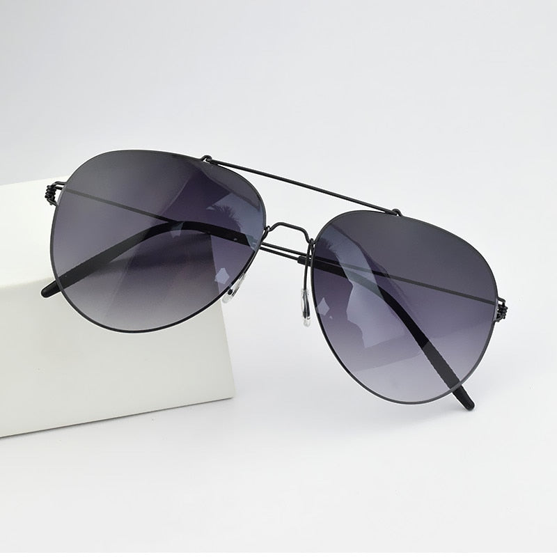 Lunettes de soleil rétro ultralégères pour hommes et femmes, verres de conduite dégradés, titane T3025 oculos.