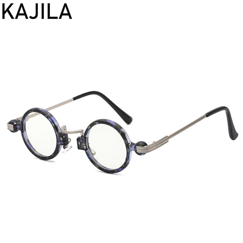 Lunettes De soleil Steampunk rondes Vintage pour hommes.