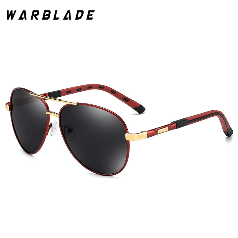 Lunettes de soleil polarisées aviateur classiques pour hommes et femmes.