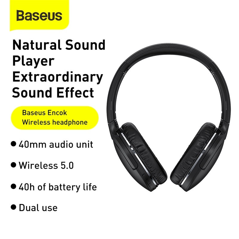Baseus D02 Pro casque sans fil Sport Bluetooth 5.0