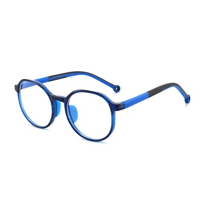 Lunettes Anti-lumière bleue pour enfants TR90 lunettes médicales optiques rondes montures enfants zéro lunettes d'ordinateur sans diplôme