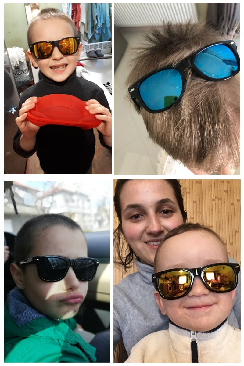 Lunettes de soleil pour enfants de 3 à 15 ans, Cool, pour garçons et filles, à la mode, lentille de revêtement, Protection UV 400, offre spéciale