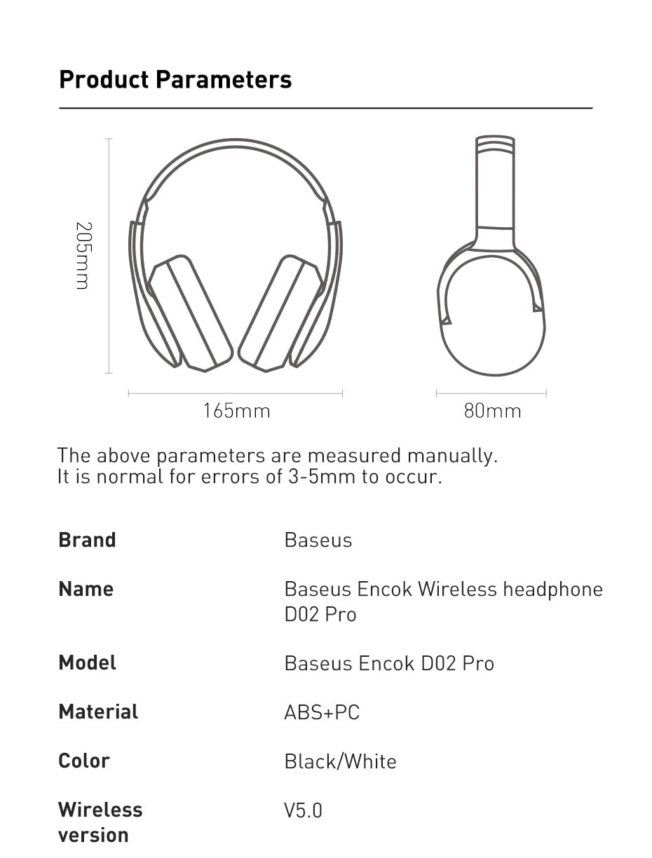 Baseus D02 Pro casque sans fil Sport Bluetooth 5.0