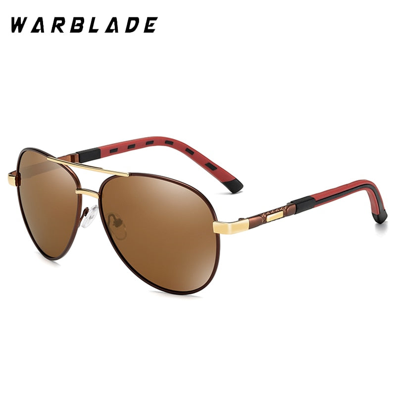 Lunettes de soleil polarisées aviateur classiques pour hommes et femmes.