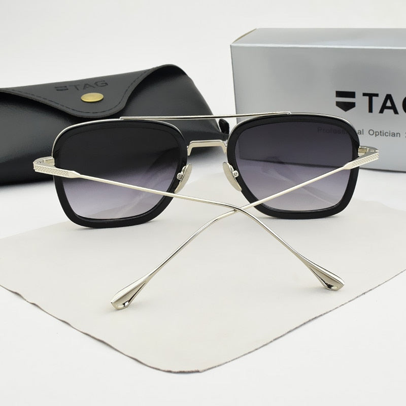 Lunettes de soleil hommes Iron Man Tony Stark, UV400.