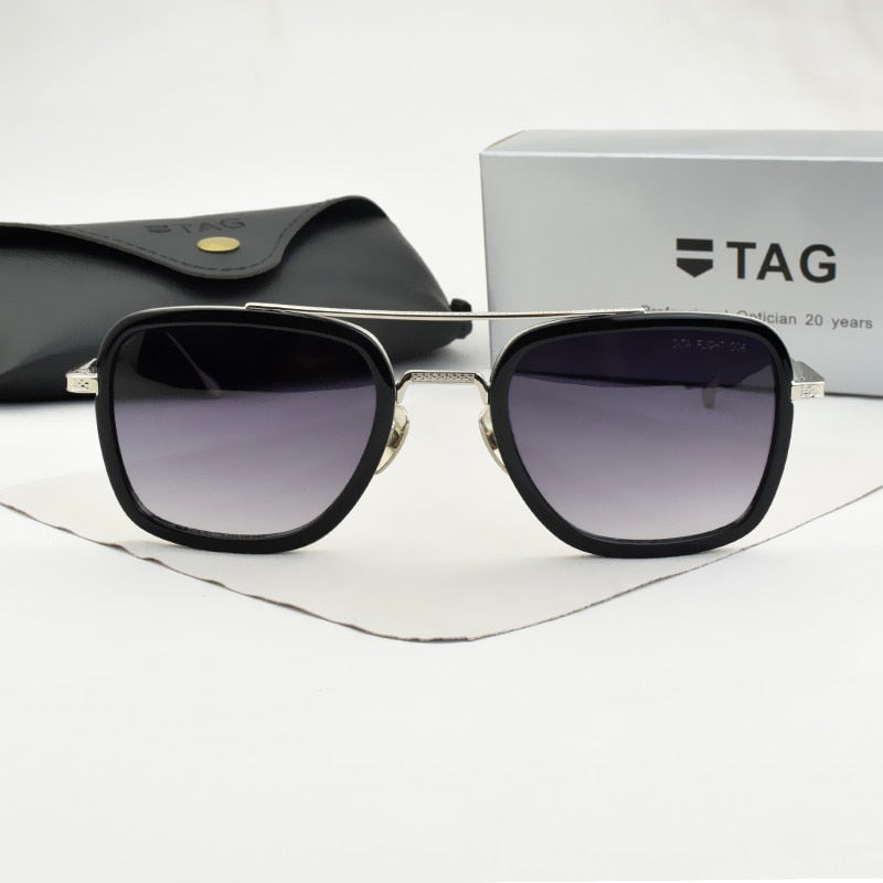 Lunettes de soleil hommes Iron Man Tony Stark, UV400.