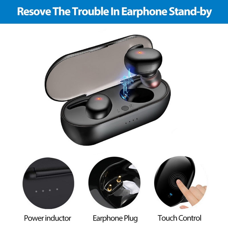 Y30 TWS Bluetooth écouteurs 5.0 casque sans fil intra-auriculaire stéréo réduction du bruit écouteurs étanche sport casque pour Xiaomi