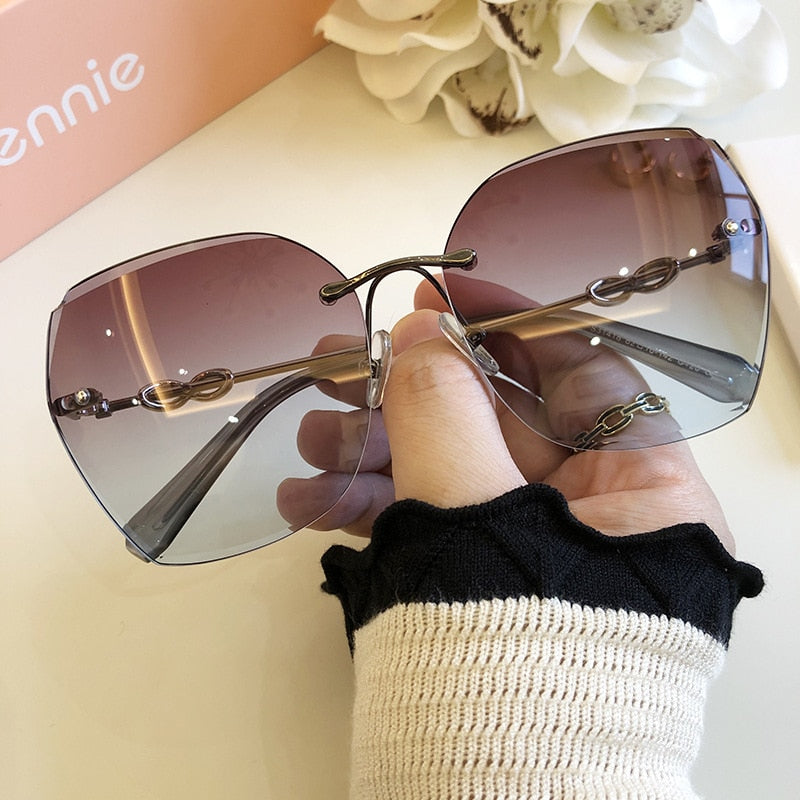 HBK – lunettes de soleil polarisées œil de chat pour femmes.