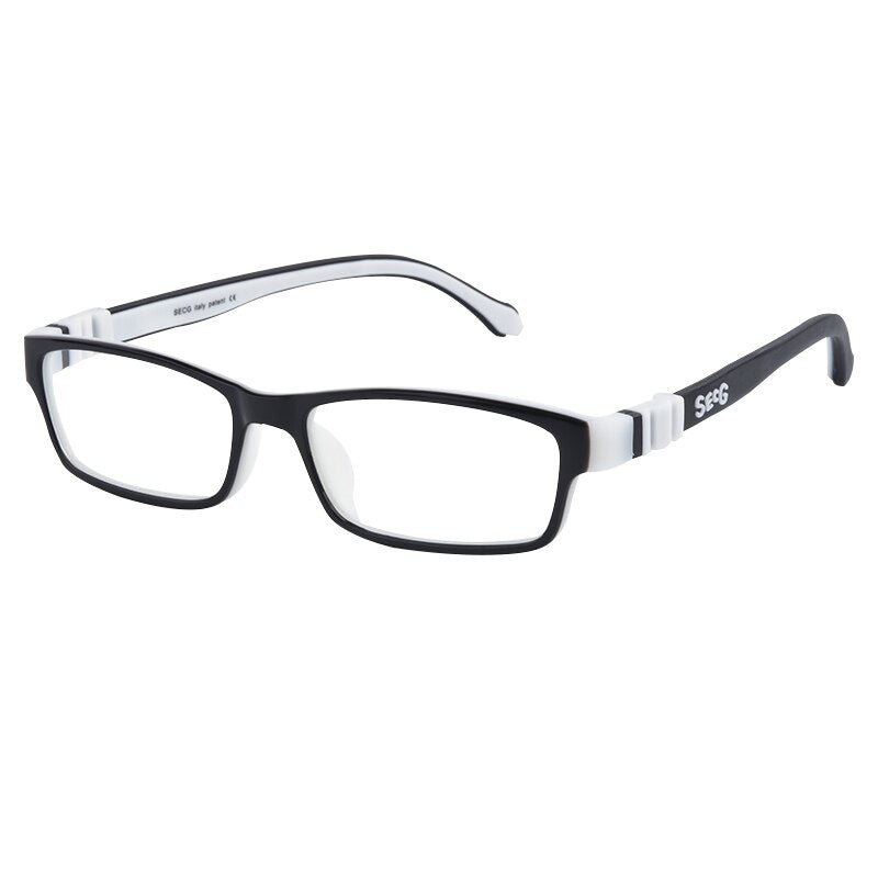 SECG – monture de lunettes carrées pour enfants, verres optiques détachables, pour myopie, hypermétropie, sans vis
