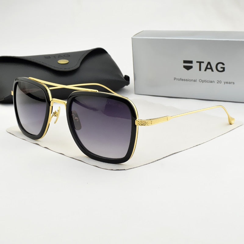 Lunettes de soleil hommes Iron Man Tony Stark, UV400.