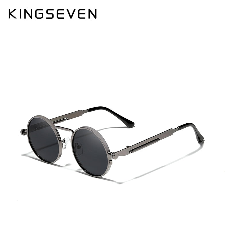 KINGSEVEN – lunettes de soleil gothiques Steampunk polarisées pour hommes et femmes.