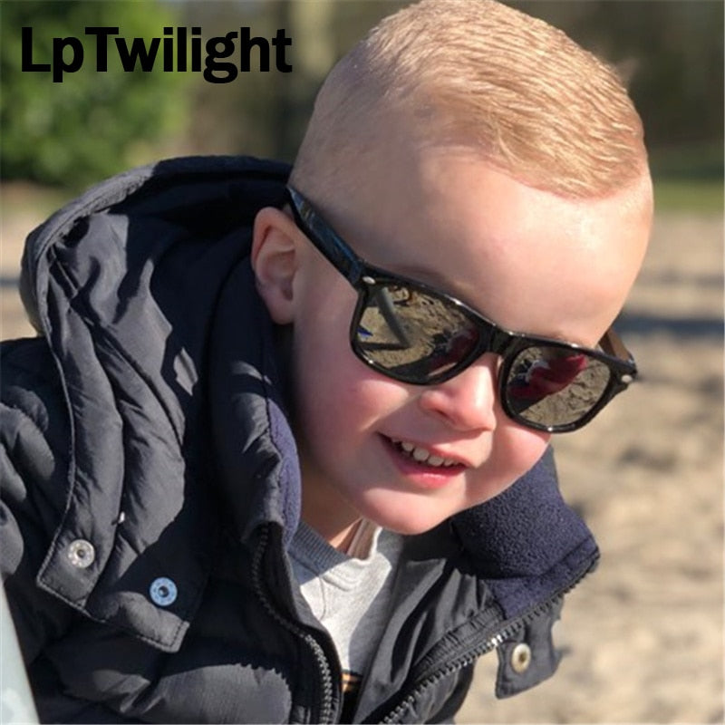 Lunettes de soleil pour enfants de 3 à 15 ans, Cool, pour garçons et filles, à la mode, lentille de revêtement, Protection UV 400, offre spéciale