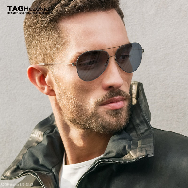 Lunettes de soleil rétro ultralégères pour hommes et femmes, verres de conduite dégradés, titane T3025 oculos.