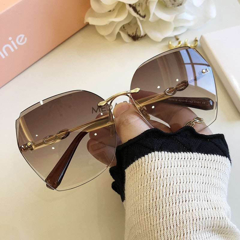 HBK – lunettes de soleil polarisées œil de chat pour femmes.