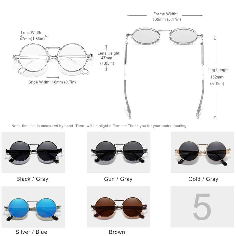 KINGSEVEN – lunettes de soleil gothiques Steampunk polarisées pour hommes et femmes.