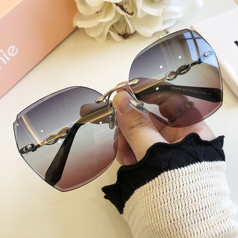 HBK – lunettes de soleil polarisées œil de chat pour femmes.