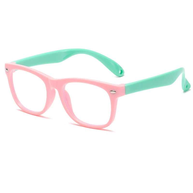 Zilead – lunettes d'ordinateur pour enfants, filtre Anti-lumière bleue, lunettes de jeu, monture en Silicone, lunettes Anti-rayons bleus