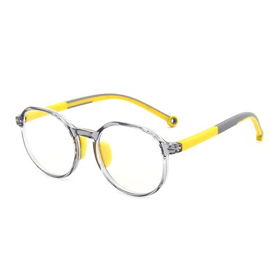 Lunettes Anti-lumière bleue pour enfants TR90 lunettes médicales optiques rondes montures enfants zéro lunettes d'ordinateur sans diplôme