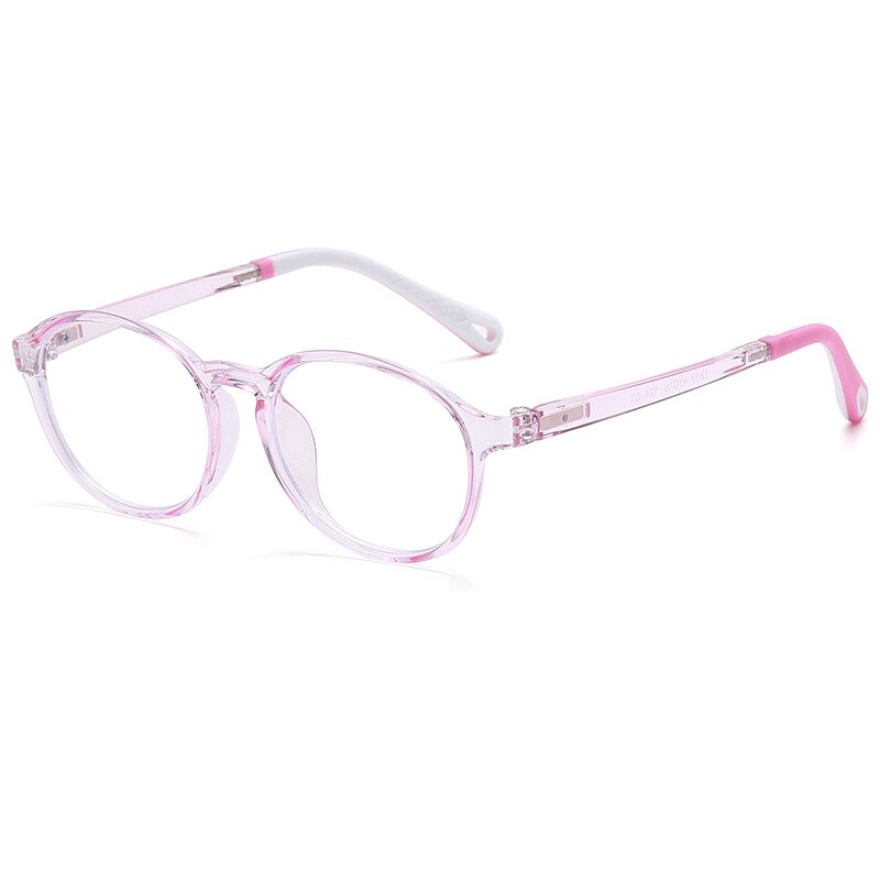 Semfly Enfants Silicone Lunettes Rétro Petit Cadre Rond Enfants Ultra-Léger TR90 Lunettes Cadre Protection Lentille Optique Lunettes