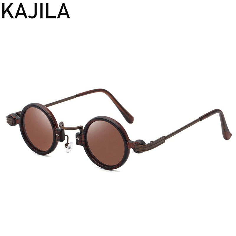 Lunettes De soleil Steampunk rondes Vintage pour hommes.