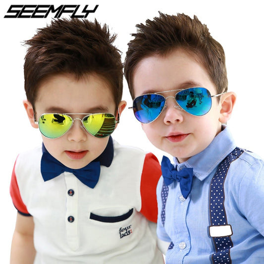 Seefly – lunettes De soleil rétro pour enfants, UV400, marque De styliste, luxe, ombres, pour bébés garçons et filles.
