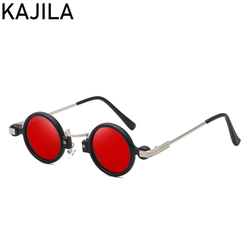 Lunettes De soleil Steampunk rondes Vintage pour hommes.