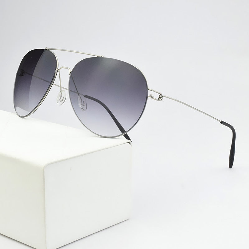 Lunettes de soleil rétro ultralégères pour hommes et femmes, verres de conduite dégradés, titane T3025 oculos.