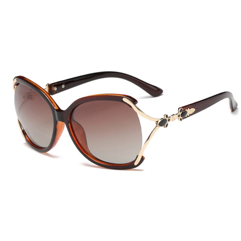 Lunettes de soleil polarisées HD pour femmes.