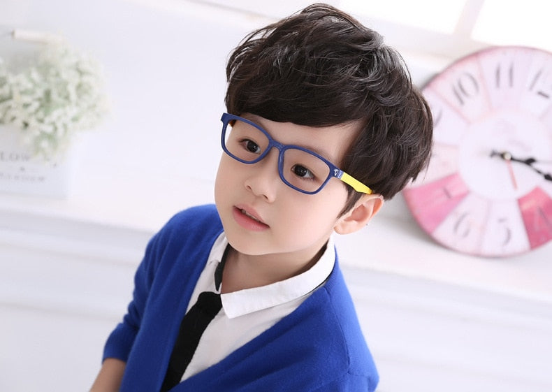 WarBLade – lunettes flexibles pour enfants, avec lanière, monture carrée, pour garçons et filles, degré de myopie, montures optiques TR90, 2020