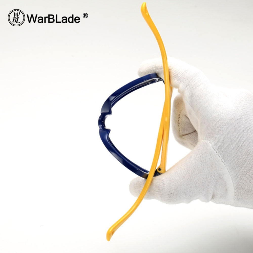 WarBLade – lunettes flexibles pour enfants, avec lanière, monture carrée, pour garçons et filles, degré de myopie, montures optiques TR90, 2020