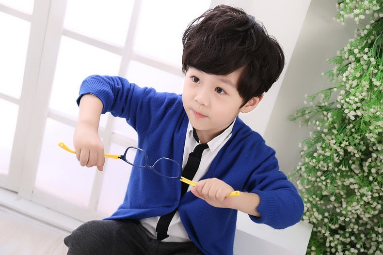 WarBLade – lunettes flexibles pour enfants, avec lanière, monture carrée, pour garçons et filles, degré de myopie, montures optiques TR90, 2020