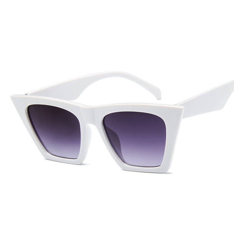 Lunettes de soleil carrées pour femme, protection UV 400,