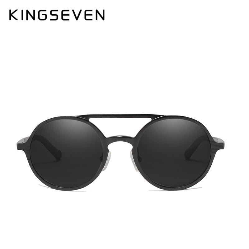 Kingseven - lunettes de soleil rondes, hommes.