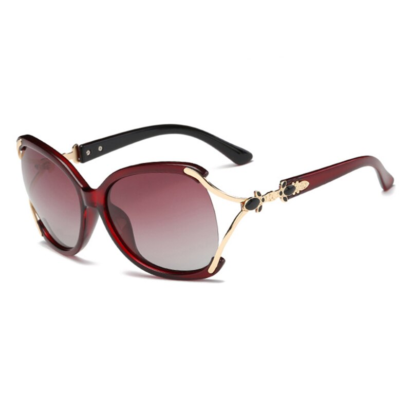 Lunettes de soleil polarisées HD pour femmes.