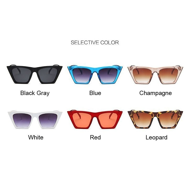 Lunettes de soleil carrées pour femme, protection UV 400,