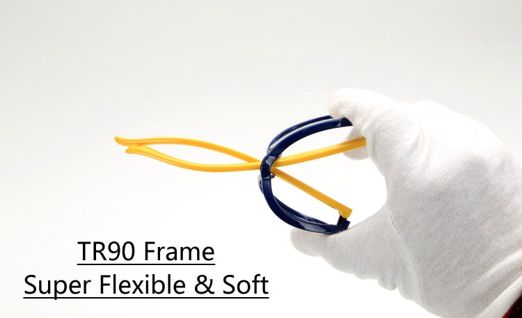 WarBLade – lunettes flexibles pour enfants, avec lanière, monture carrée, pour garçons et filles, degré de myopie, montures optiques TR90, 2020