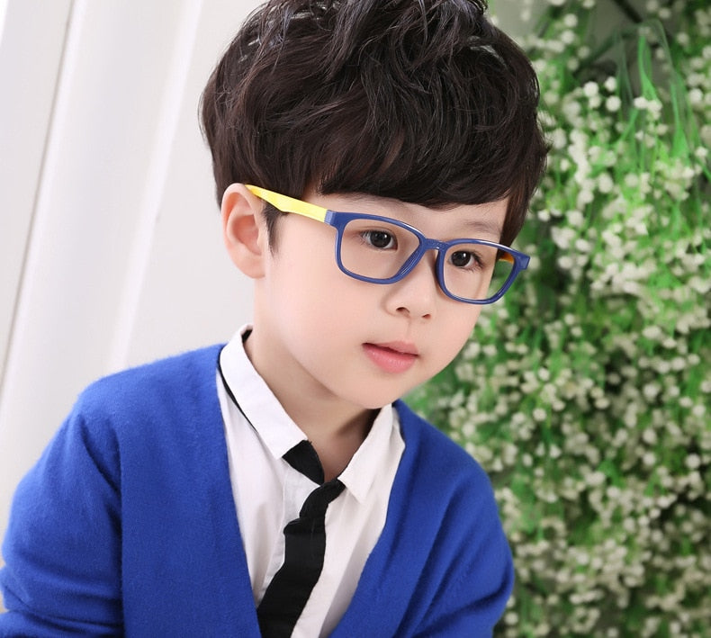 WarBLade – lunettes flexibles pour enfants, avec lanière, monture carrée, pour garçons et filles, degré de myopie, montures optiques TR90, 2020