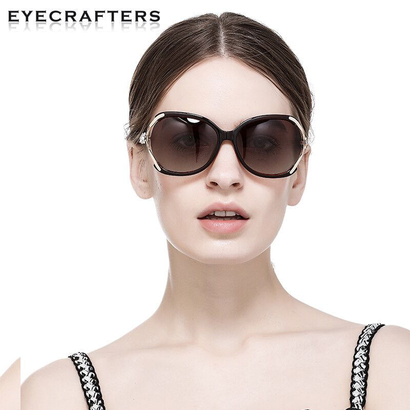 Lunettes de soleil polarisées HD pour femmes.