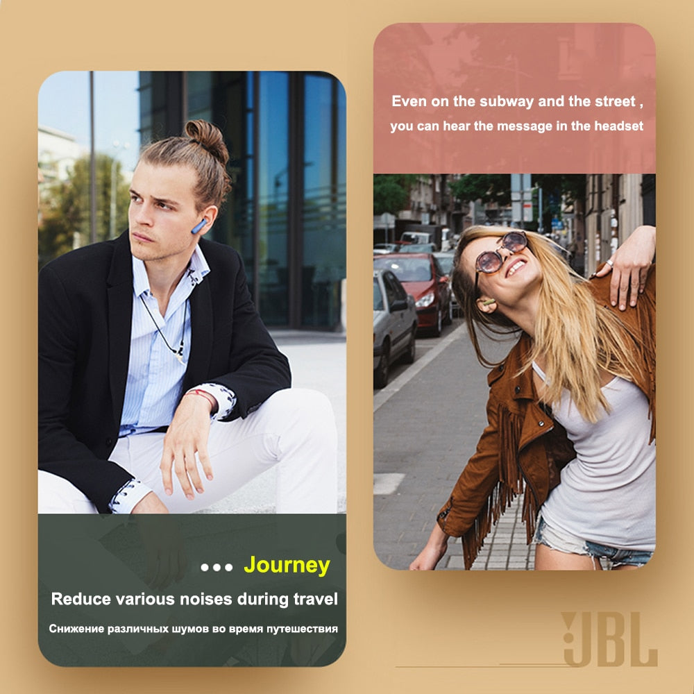 Original JBL TUNE 220 TWS véritables écouteurs Bluetooth sans fil T220TWS écouteurs stéréo basse son casque casque micro pour JBL