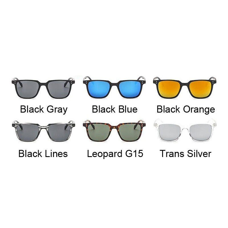 Lunettes De soleil carrées Vintage pour hommes