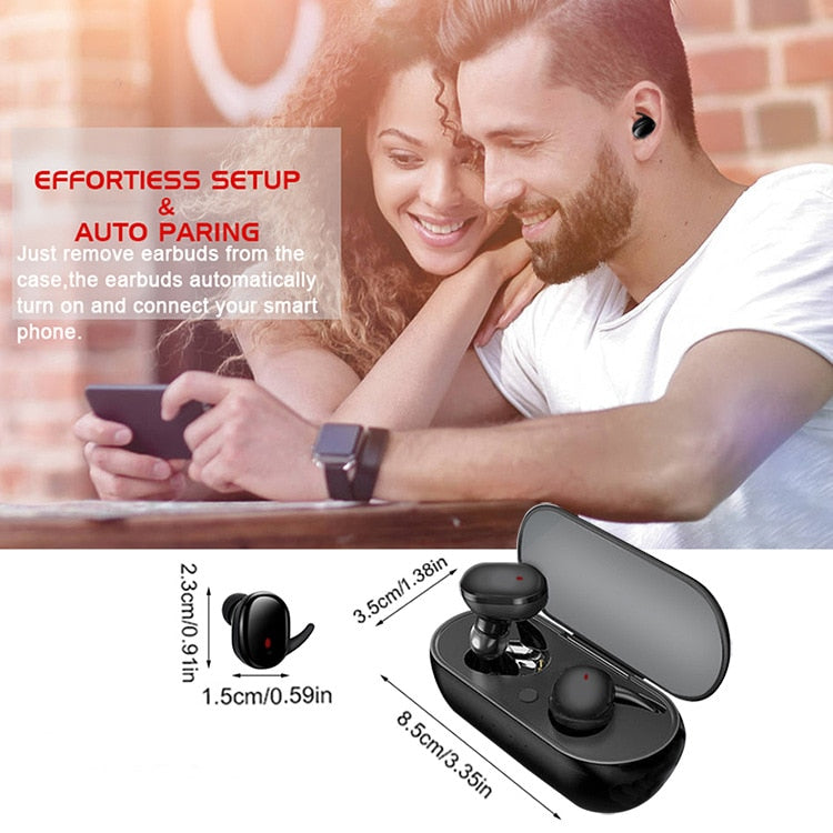 Y30 TWS Bluetooth écouteurs 5.0 casque sans fil intra-auriculaire stéréo réduction du bruit écouteurs étanche sport casque pour Xiaomi