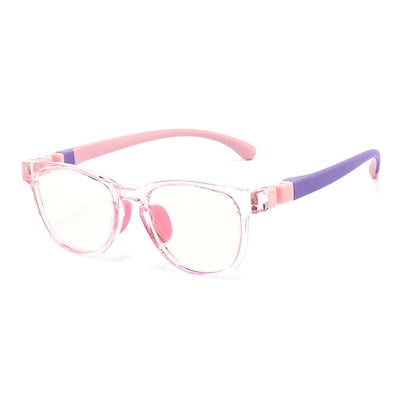 Lunettes à lumière bleue pour enfants sans diplôme, haute qualité, verres d'ordinateur clairs, sans Prescription médicale, montures