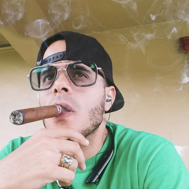 Lunettes de soleil hommes Iron Man Tony Stark, UV400.