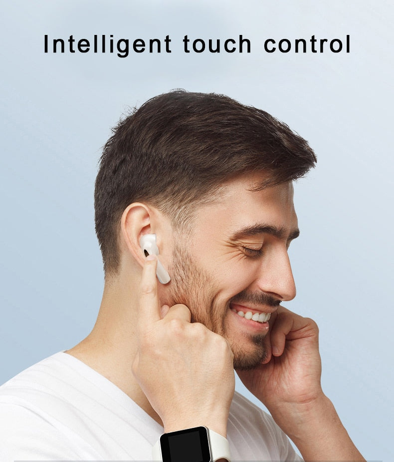 Nouveaux écouteurs Bluetooth, casque d'affaires sans fil Xiaomi compatible, écouteurs à réduction de bruit micro stéréo HD