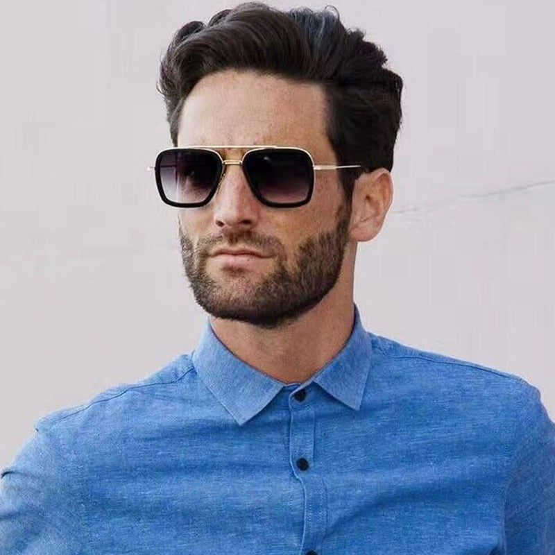 Lunettes de soleil hommes Iron Man Tony Stark, UV400.