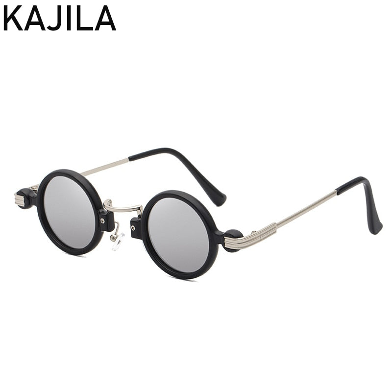 Lunettes De soleil Steampunk rondes Vintage pour hommes.
