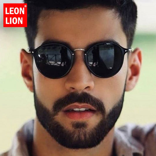 LeonLion – lunettes De soleil rondes rétro pour hommes/femmes.