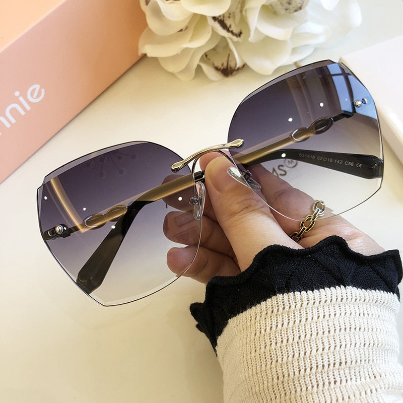 HBK – lunettes de soleil polarisées œil de chat pour femmes.