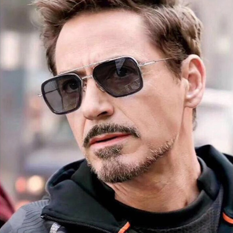 Lunettes de soleil hommes Iron Man Tony Stark, UV400.