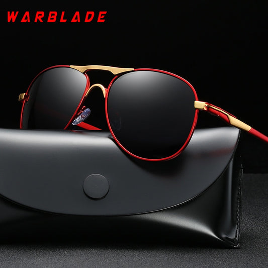 WarBLade – lunettes De soleil polarisées en métal pour hommes et femmes.